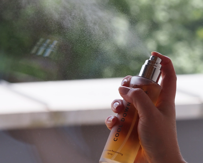 Abkühlung Sprühstoß