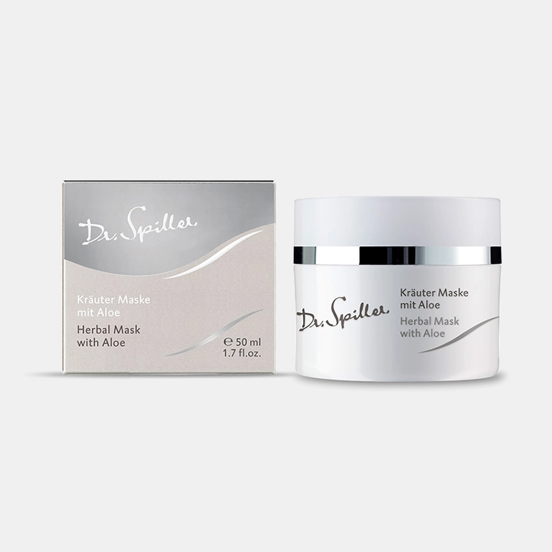 Herbal Mask with Aloe Herbal Mask with Aloe – 50ml Facial Mask with Relief for Acne-Prone and Oily Skin – Dr. Spiller