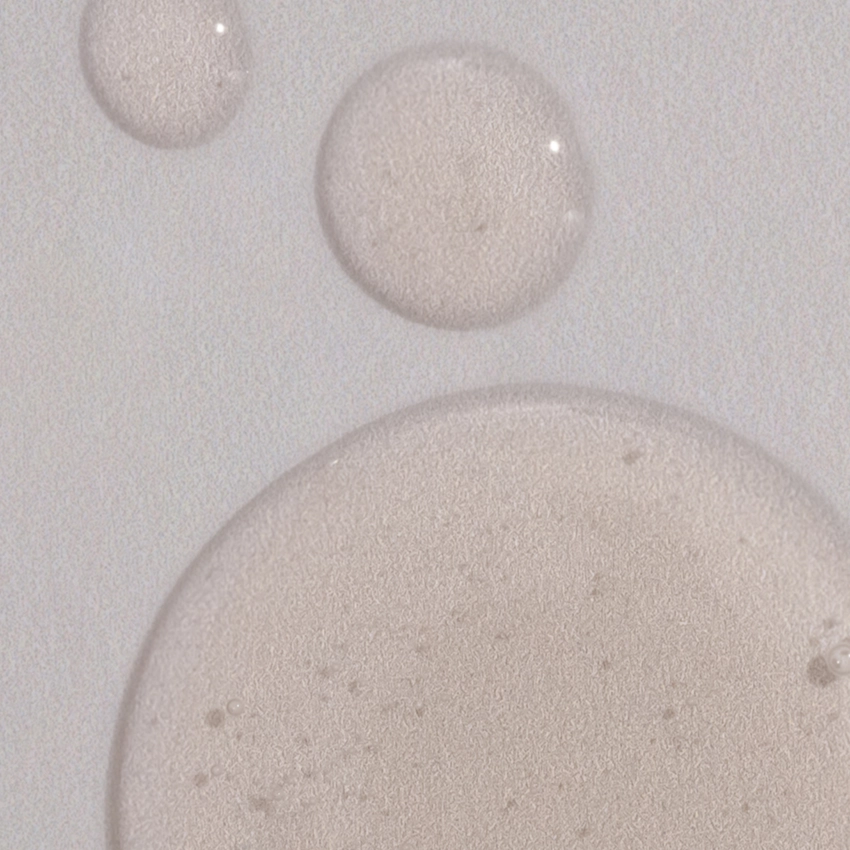 Nahaufnahme Textur - halb-transparente, leicht rosa Reinigung