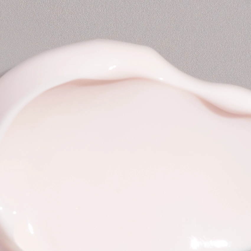 Close-up texture - light pink cream