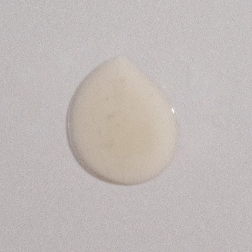 Close-up texture - semi-transparent, yellowish serum