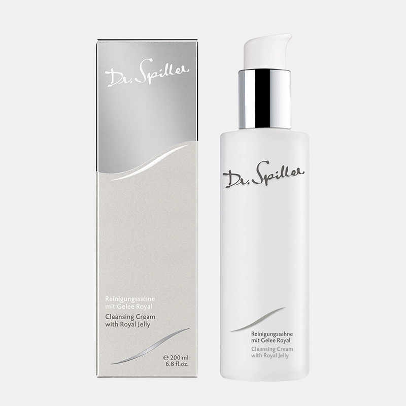 Reinigungssahne mit Gelee Royal – 200ml Gesichtsreinigung fördert gleichzeitig die Regeneration – Dr. Spiller