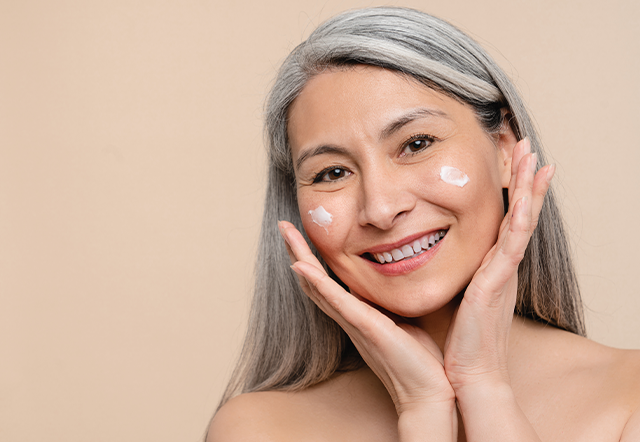 Face cream during menopause