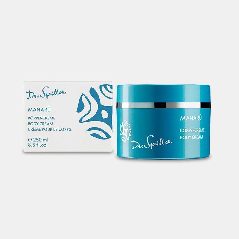 Manaru Body Cream MANARU body cream from Biomimetic Skincare - 250ml tube & packaging