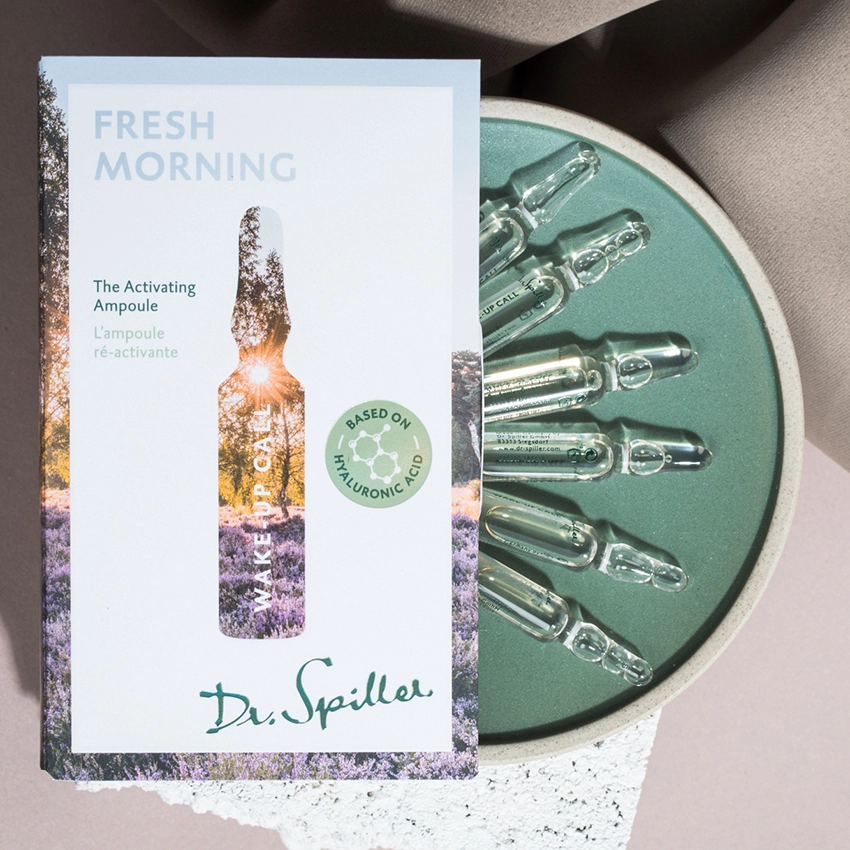Fresh Morning ampoules in opened packaging