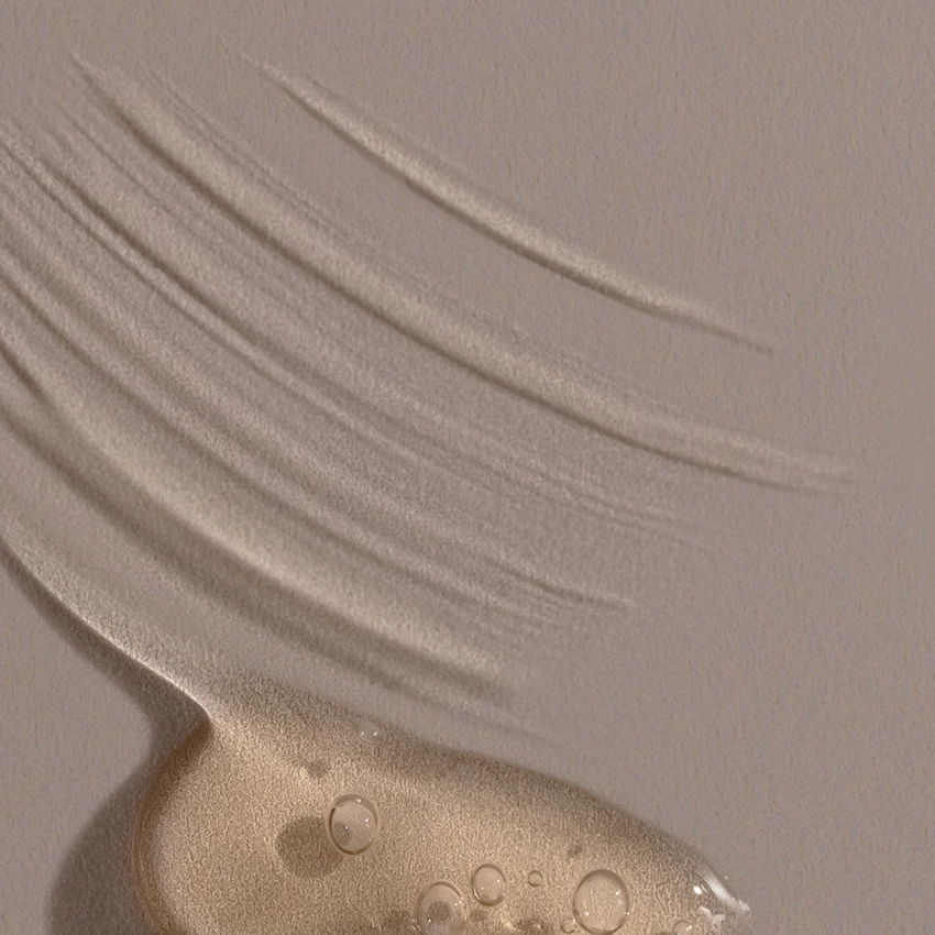 Close-up texture - Cooling After Shave Balm gel texture