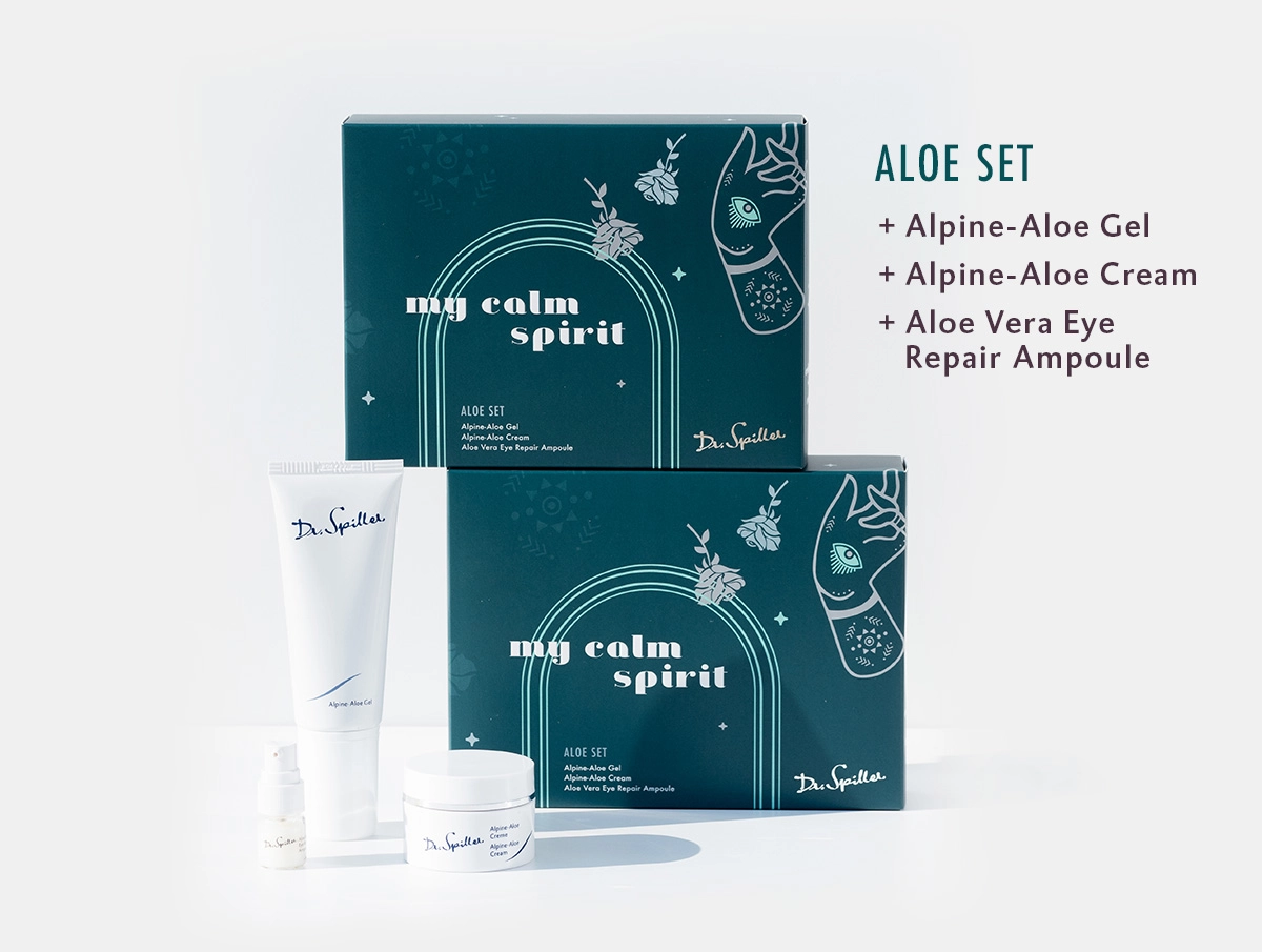 Dr. Spiller Xmas Alpine Aloe Set - Products and packaging