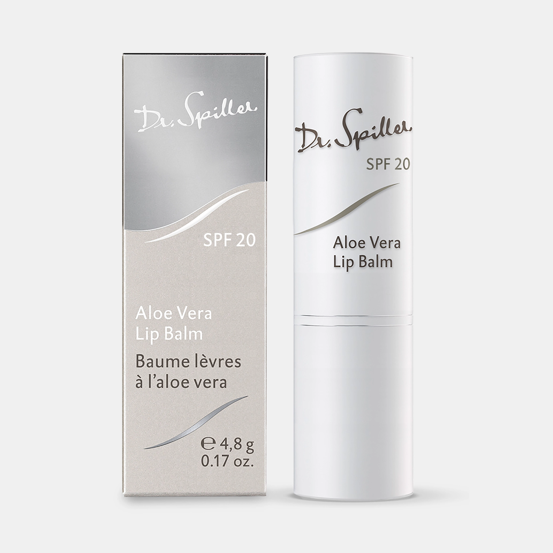 Aloe Vera Lip Balm SPF 20 Aloe Vera Lip Balm SPF 20 – 4.8g Protective and Nourishing Lip Care Stick – Dr. Spiller